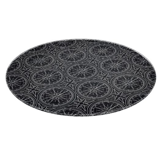 Wind-Rosen-Kompass-Muster Schneidebrett (Ecke)