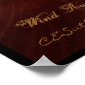 "Wind Runner", Wild-Stallion Poster Print (Ecke)