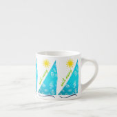 Wind, Segeln und Sonne Espressotasse (Rechts)