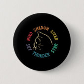 Wind Shadow River Star Thunder Sky Cat Fell Pull Button (Vorderseite)