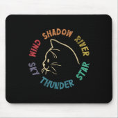 Wind Shadow River Star Thunder Sky Cat Fell Pull Mousepad (Vorne)