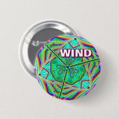 WIND (Sie können das Wort ändern) Button (Vorne & Hinten)
