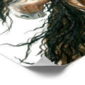 Wind Song Horse by Bihrle Poster (Ecke)