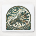 Wind Speaker Mouse Pad Mousepad<br><div class="desc">This is the Wind Speakers symbol from the serialized web novel The Aeralin Problem.</div>