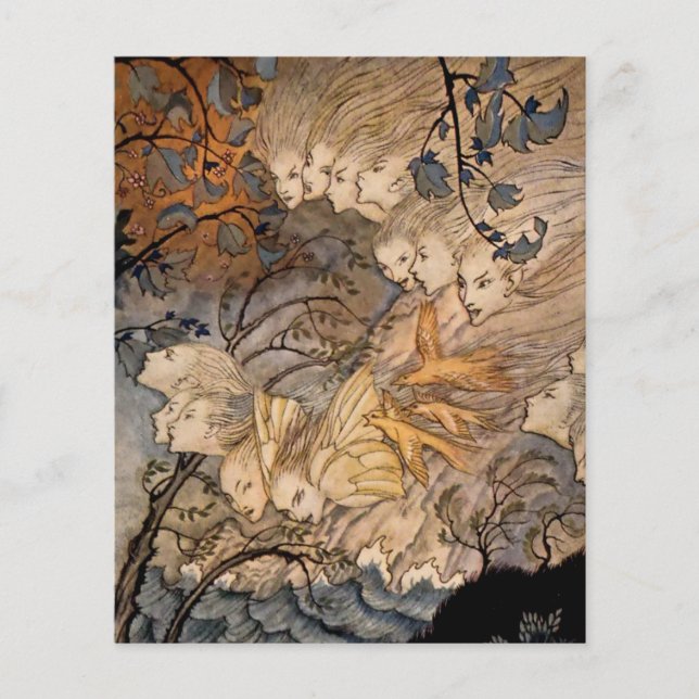 "Wind Sprites" von Arthur Rackham (Vorderseite)