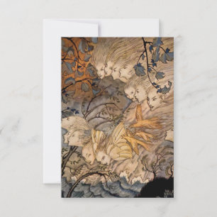 "Wind Sprites" von Arthur Rackham Dankeskarte