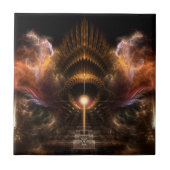 Wind Storm Fraktal Art Tile Fliese (Vorderseite)