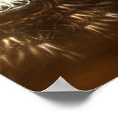 Wind Storm Fraktal Art Wander-Poster II Poster (Ecke)