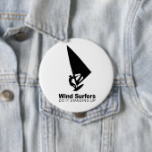 Wind Surfer machen es im Stehen Button (Beispiel)