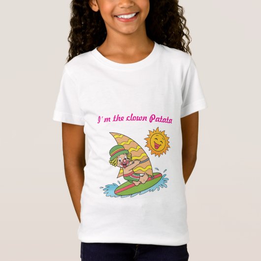 Wind-Surfing-Clown-T-Shirt T-Shirt (Vorderseite)