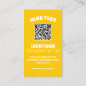 WIND TECH mit QR-Code Visitenkarte (Rückseite)