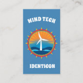 WIND TECH mit QR-Code Visitenkarte (Vorderseite)