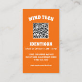 WIND TECH mit QR-Code Visitenkarte (Rückseite)