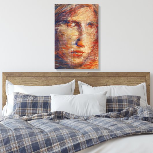 Wind Time Leinwanddruck (Insitu (Schlafzimmer))