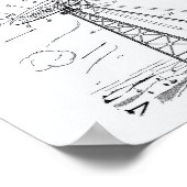 Wind Turbine 1944 Weißbuch zum Thema "Patent Art" Poster (Ecke)