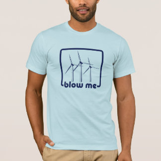 Wind-Turbine-Blau-Shirt T-Shirt