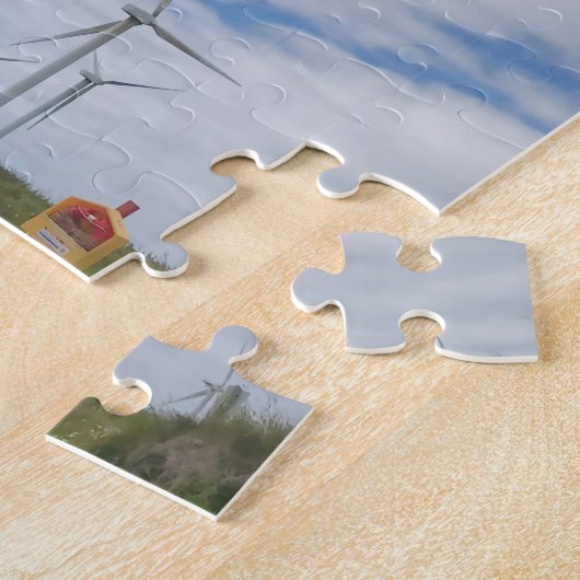 Wind Turbine Carne Wexford Irland. Puzzle (Seite)