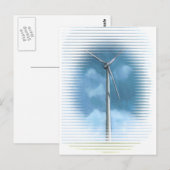 WIND TURBINE POSTKARTE (Vorne/Hinten)