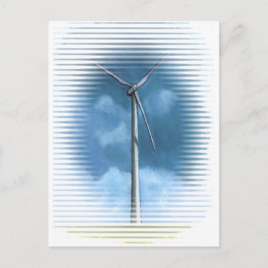 WIND TURBINE POSTKARTE (Vorderseite)