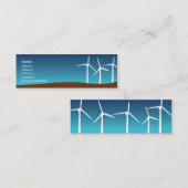 Wind-Türme - dünn Mini Visitenkarte (Vorne/Hinten)