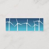 Wind-Türme - dünn Mini Visitenkarte (Rückseite)