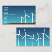 Wind-Türme - Geschäft Visitenkarte (Vorne/Hinten)