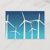 Wind-Türme - mollig Visitenkarte (Rückseite)