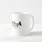 Wind um ihren Angelpub Kaffeetasse (VorderseiteRechts)