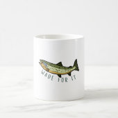 Wind um ihren Angelpub Kaffeetasse (Mittel)