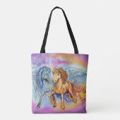 Wind und Flamme, Pegasus und Einhorn Tasche (Rückseite)