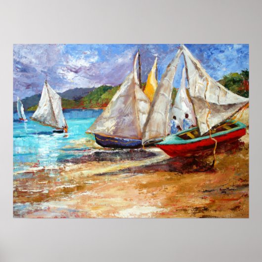 Wind und Gebet Poster (Vorne)