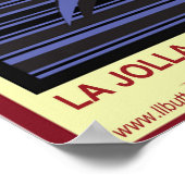 WIND UND SEE LA JOLLA KALIFORNIA SURFBREAK POSTER (Ecke)