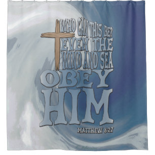 Wind und Wave Obey auf der Großen Wellenbahn Duschvorhang