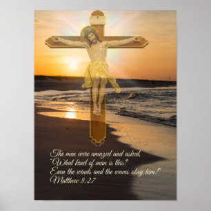 Wind und Wellen gehorchen ihm Poster