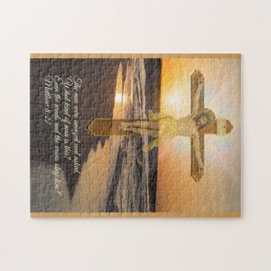 Wind und Wellen gehorchen ihm Puzzle (Horizontal)