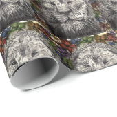 Wind unter meinem Flügel Lion Butterflies Tierart Geschenkpapier (Rolleneckpunkt)