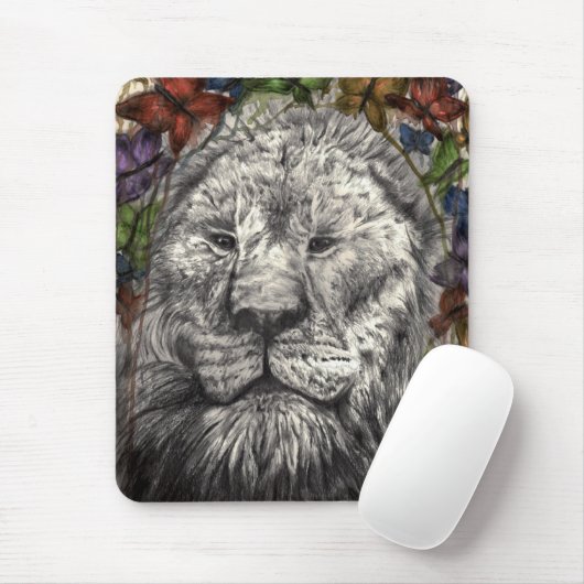 Wind unter meinem Flügel Lion Butterfly Art & Weis Mousepad (Mit Mouse)