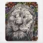 Wind unter meinem Flügel Lion Butterfly Art & Weis Mousepad (Vorne)