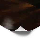 Wind-Up Office Man Surreal Routine Grind Oil Paint Poster (Ecke)