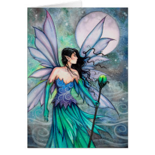 Wind Watercolor Fantasy Fairy Art