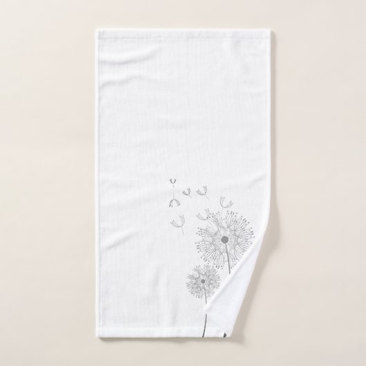 Wind weht vor zarten Leuchten Badhandtuch Set (Handtuch)