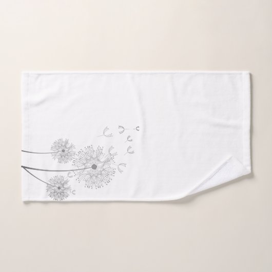 Wind weht vor zarten Leuchten Badhandtuch Set (Handtuch)