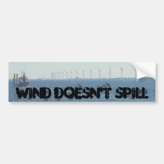 Wind wird nicht verschüttet autoaufkleber