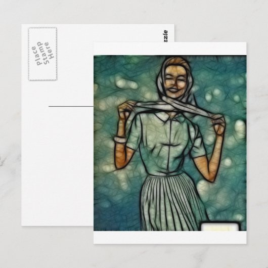 Wind Wisp Postkarte (Vorne/Hinten)