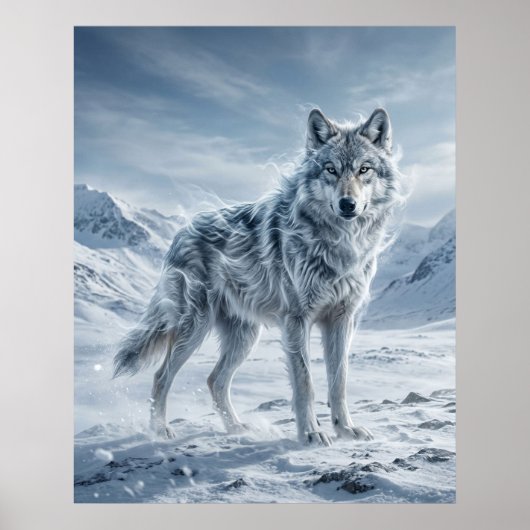 Wind Wolf Frozen Highlands Poster (Vorne)