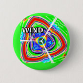 WIND (you may change the word) Button (Vorderseite)