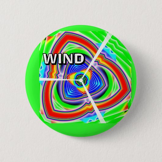 WIND (you may change the word) Button (Vorderseite)