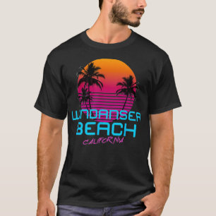 Windansea Beach California Retro Wave 80er T-Shirt