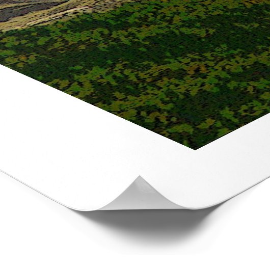 Windanseetextur Poster (Ecke)