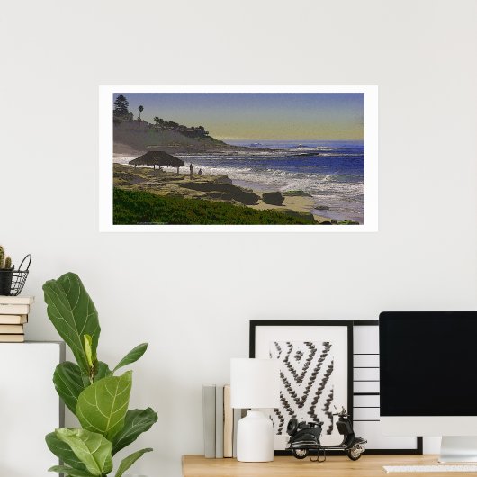 Windanseetextur Poster (Heimbüro)